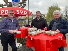 Verkaufsstand am Bäremplatz im Vorjahr